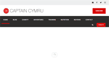 Tablet Screenshot of captaincymru.com